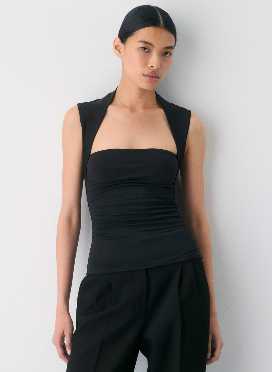original contour flourish top schwarz