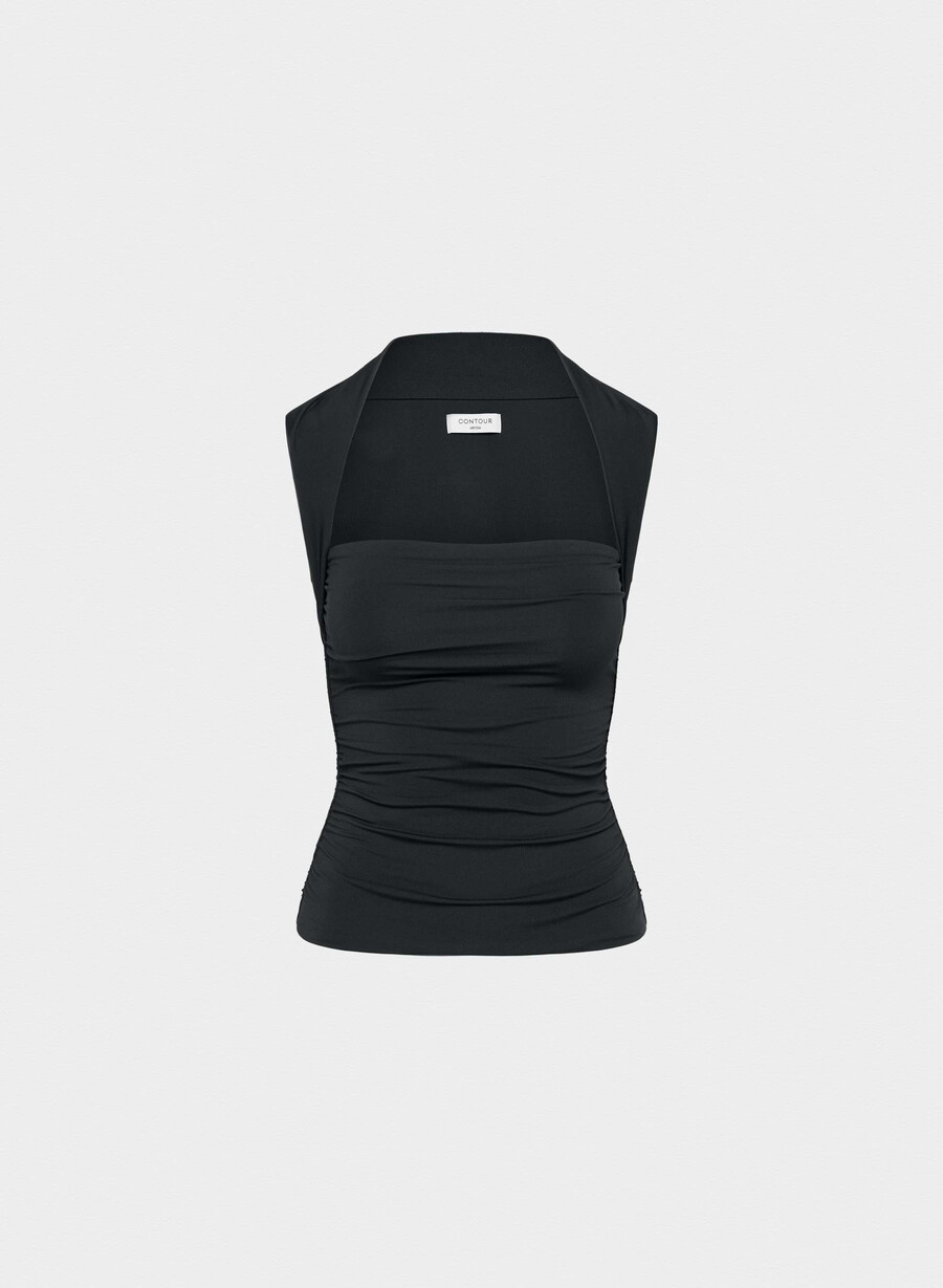 original contour flourish top schwarz