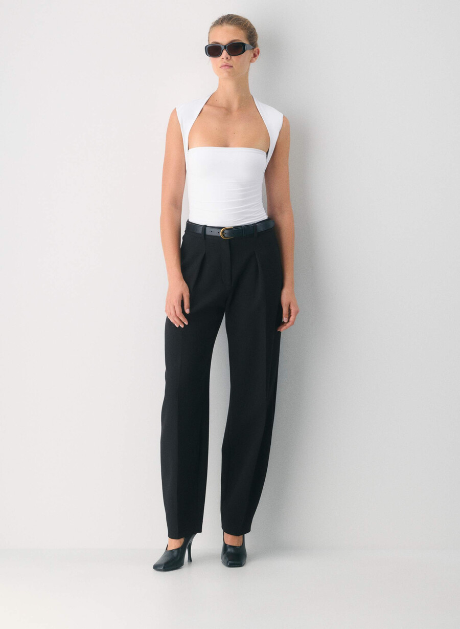 original contour flourish top strahlend weiß