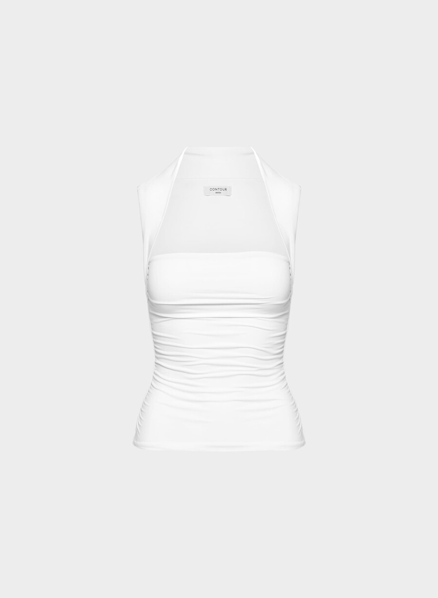 original contour flourish top strahlend weiß