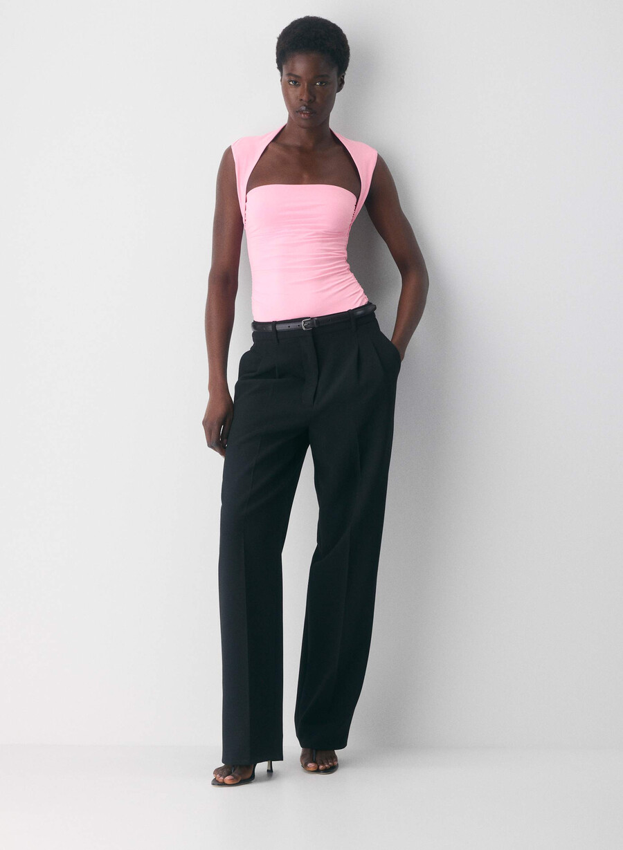 original contour flourish top jellybean pink