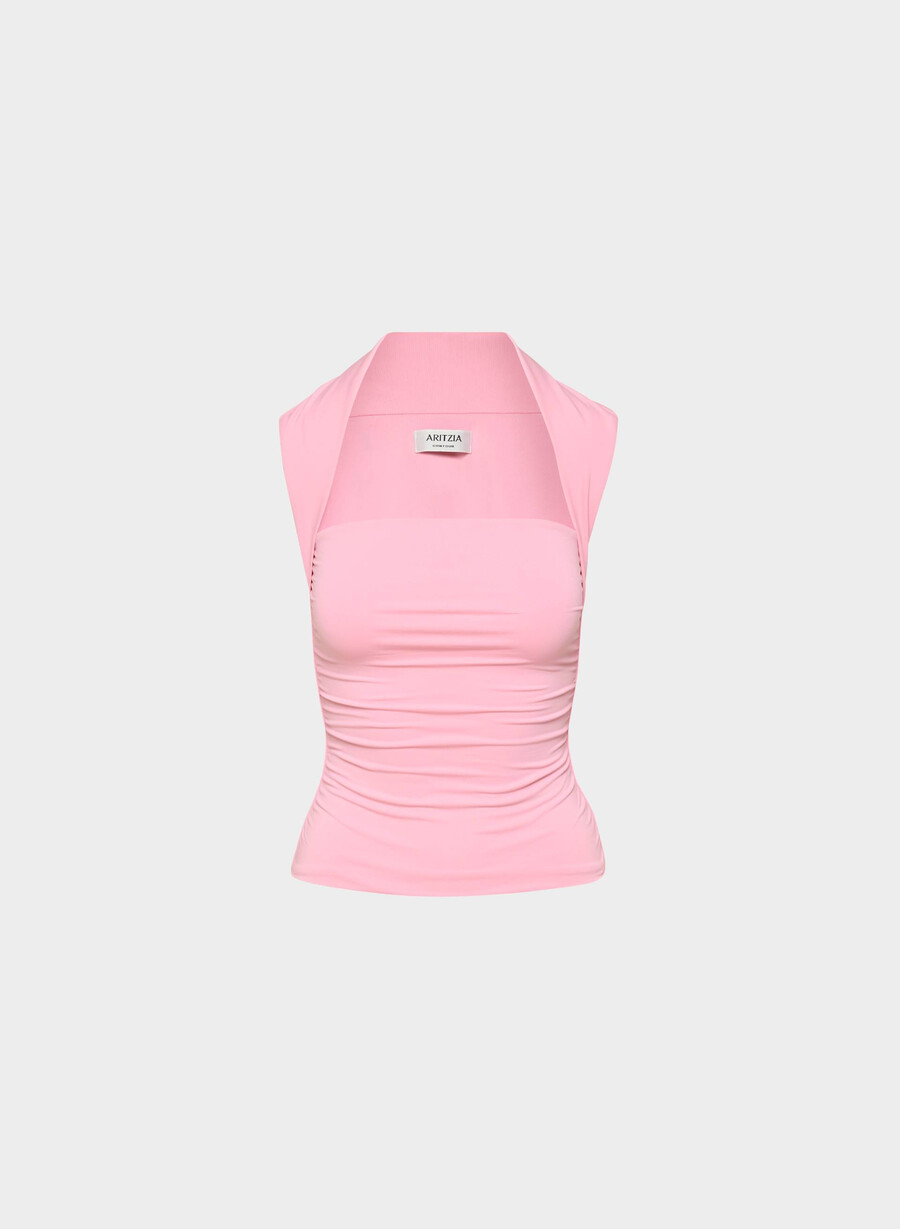 original contour flourish top jellybean pink