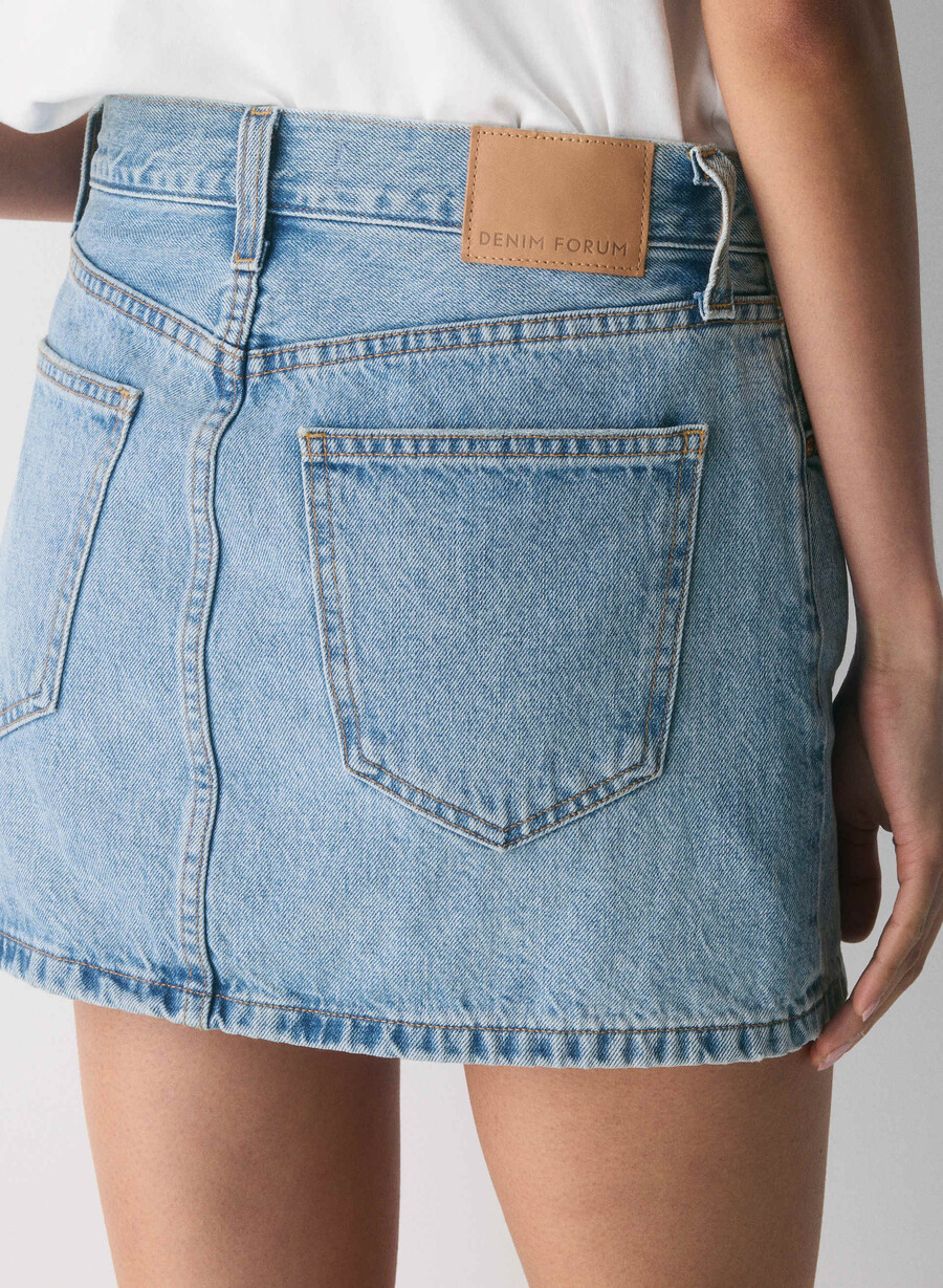 denim forum der ricci jeansrock aus den 90ern 7 yrs bleu taboo