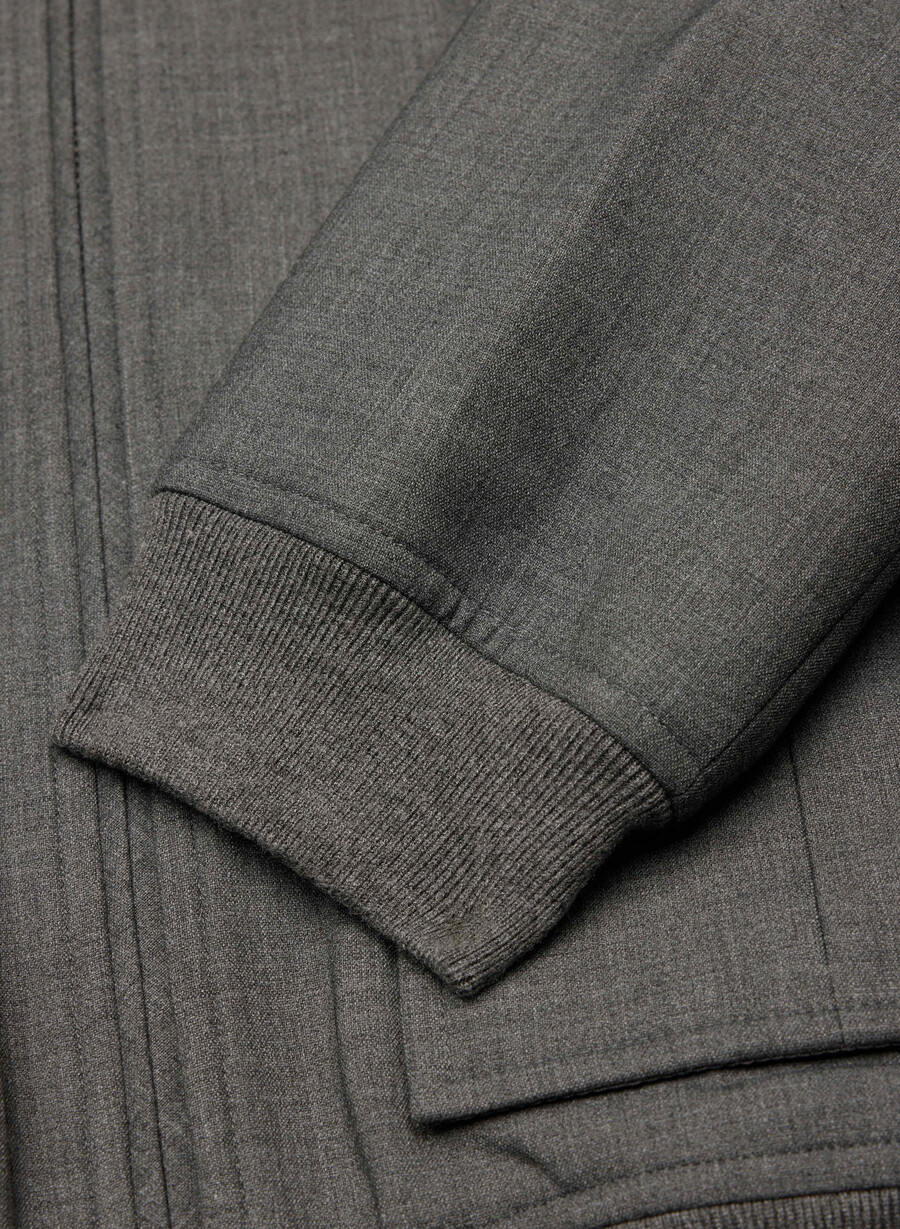 succession bomber - reessential heather charcoal