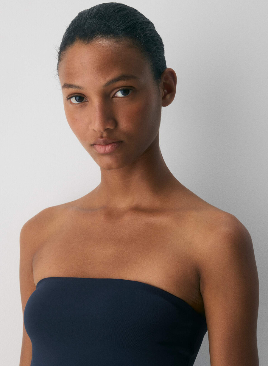 fließendes popeline-kleid villa blauadmiral