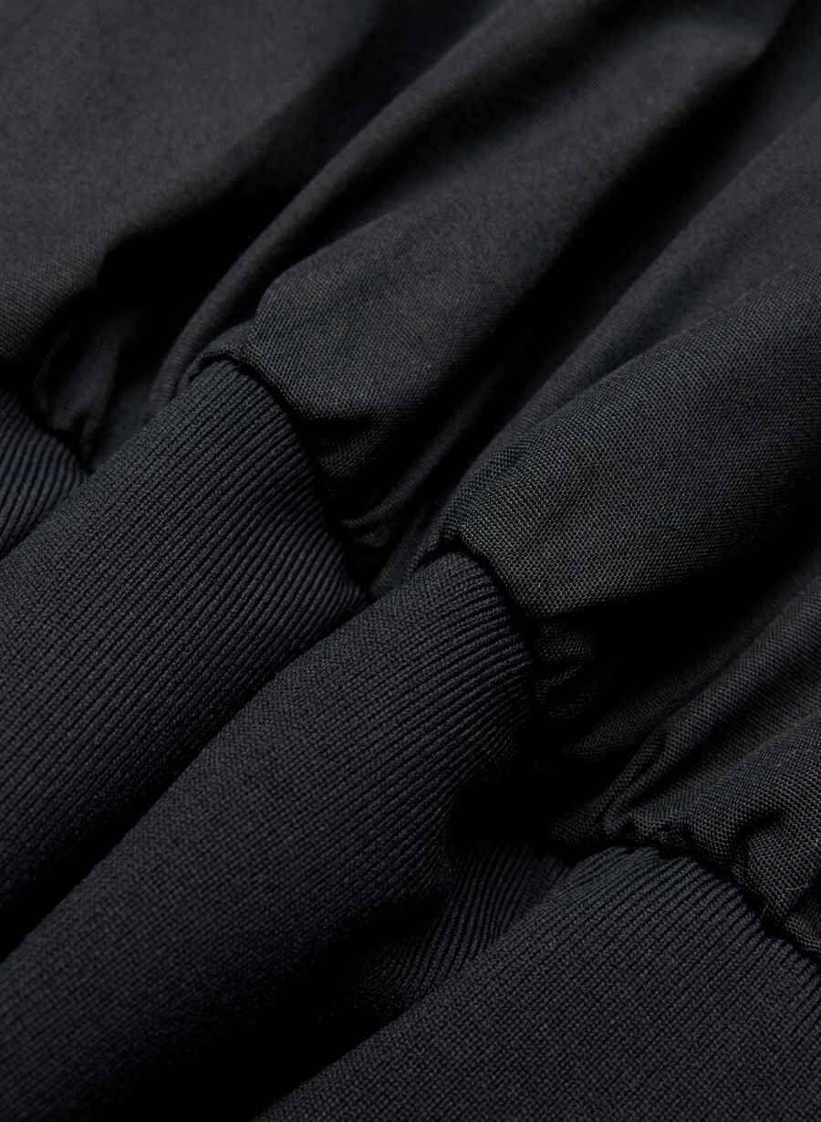 revive popeline-kleid schwarz