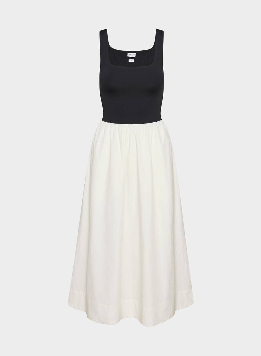 revive popeline-kleid hellbirbirkeschwarz