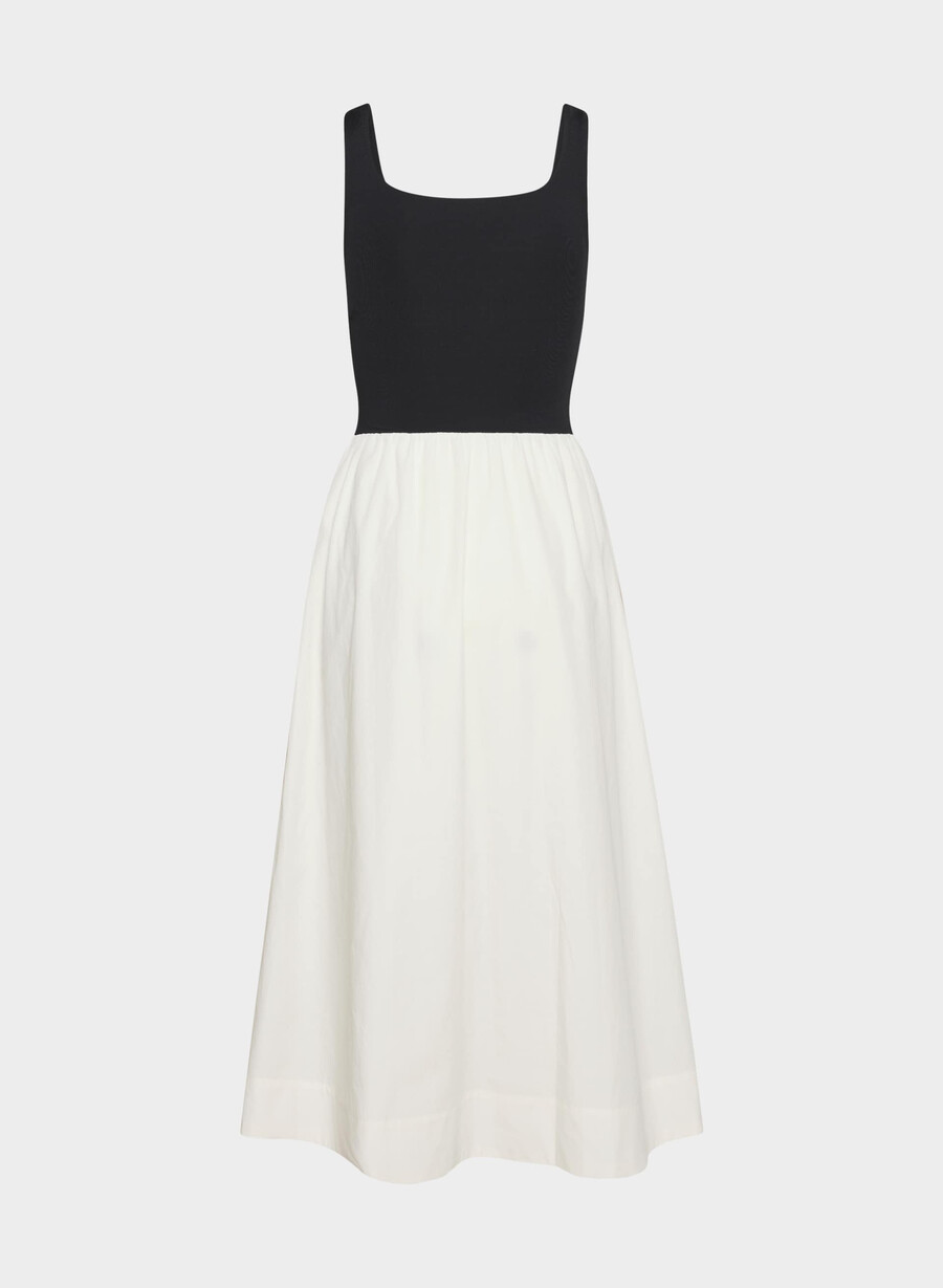 revive popeline-kleid hellbirbirkeschwarz