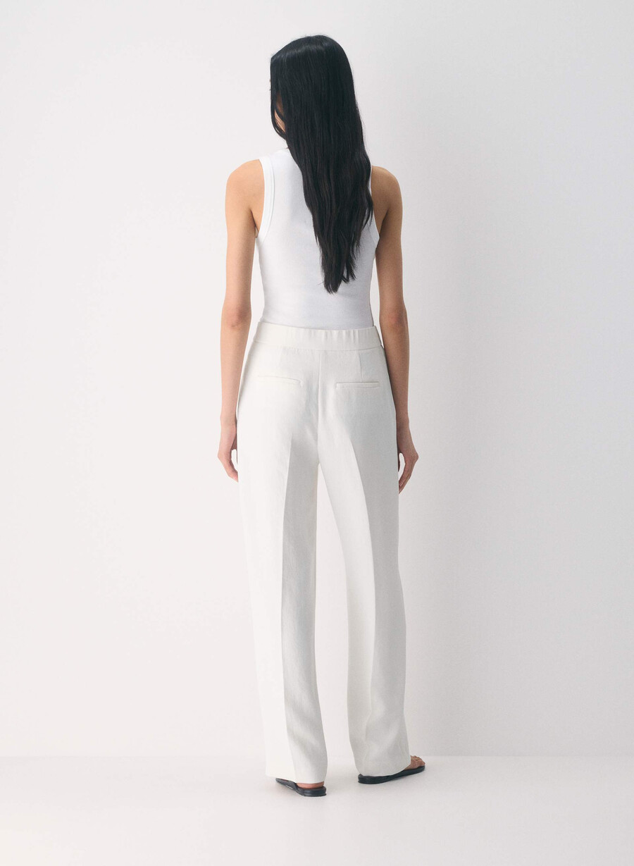 die limitless pant - crepette light birch