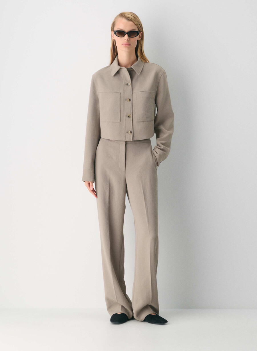 die limitless pant - crepette nomad taupe
