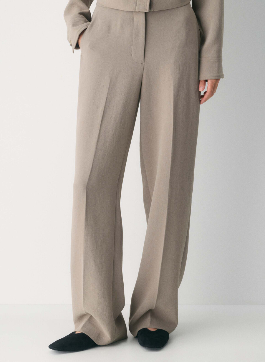 die limitless pant - crepette nomad taupe