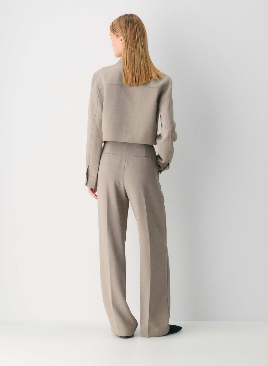 die limitless pant - crepette nomad taupe