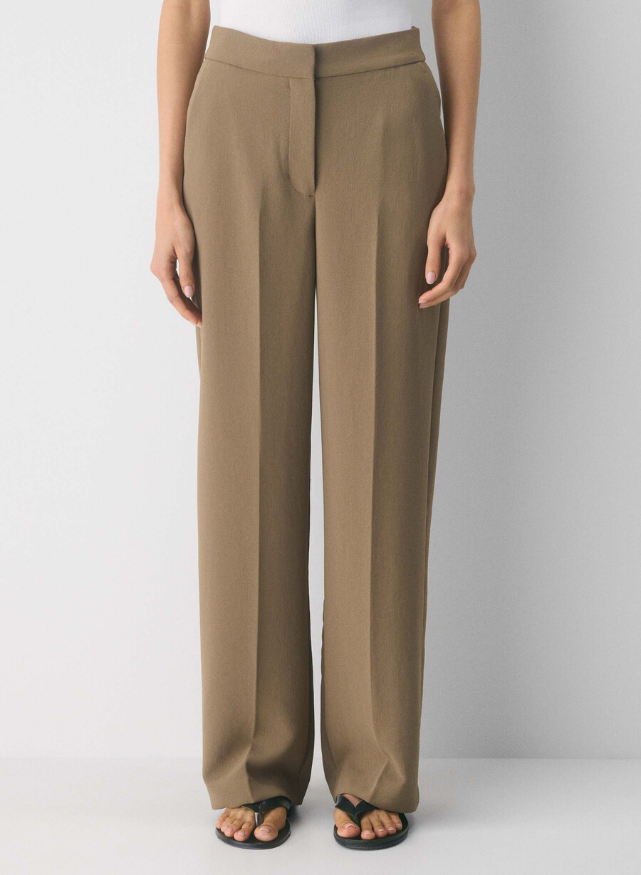 die limitless pant - crepette folio braun