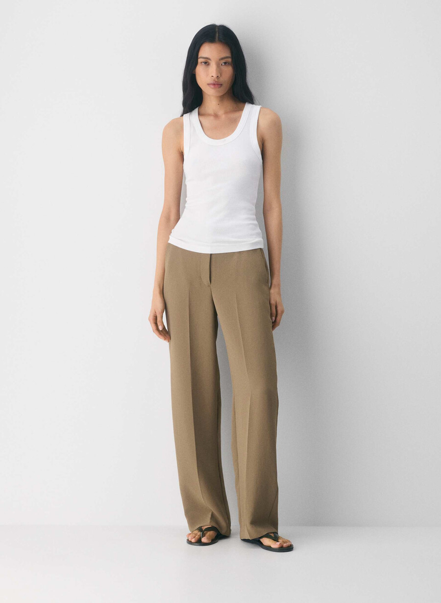 die limitless pant - crepette folio braun