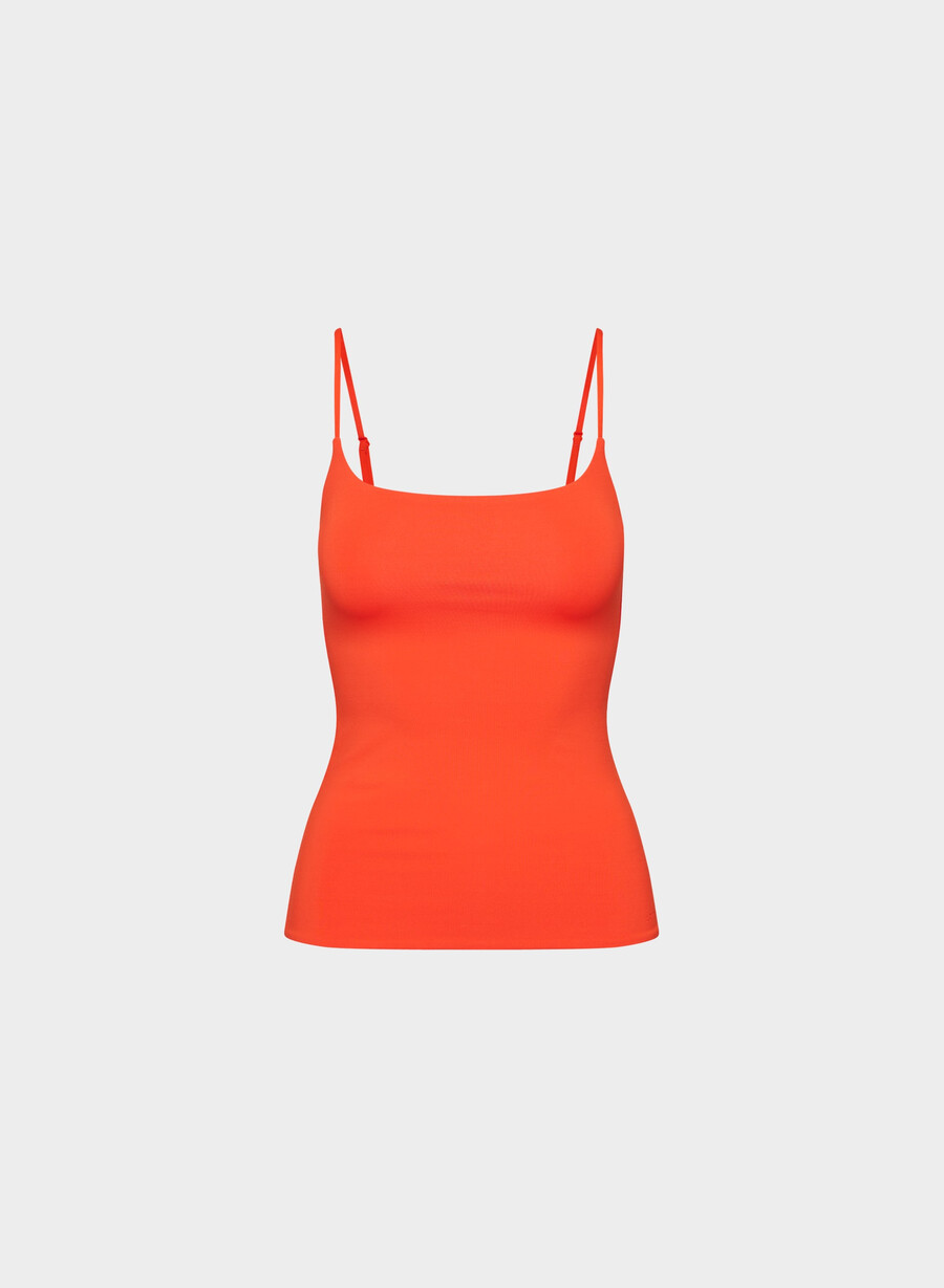original contour squareneck cami hip tank schwarz