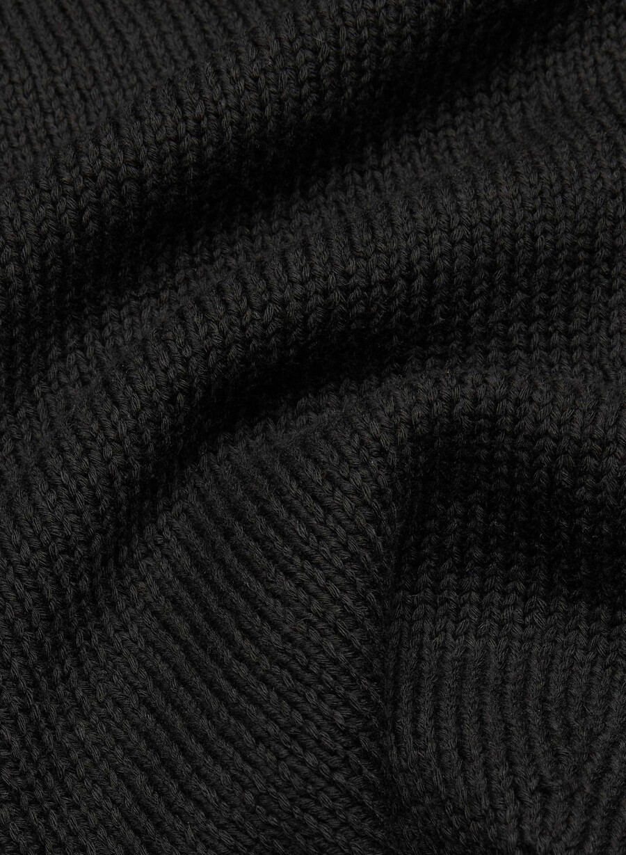 baskische strickweste schwarz