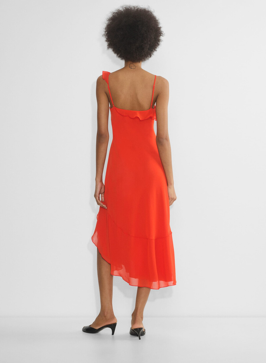 verlobungskleid poppy red