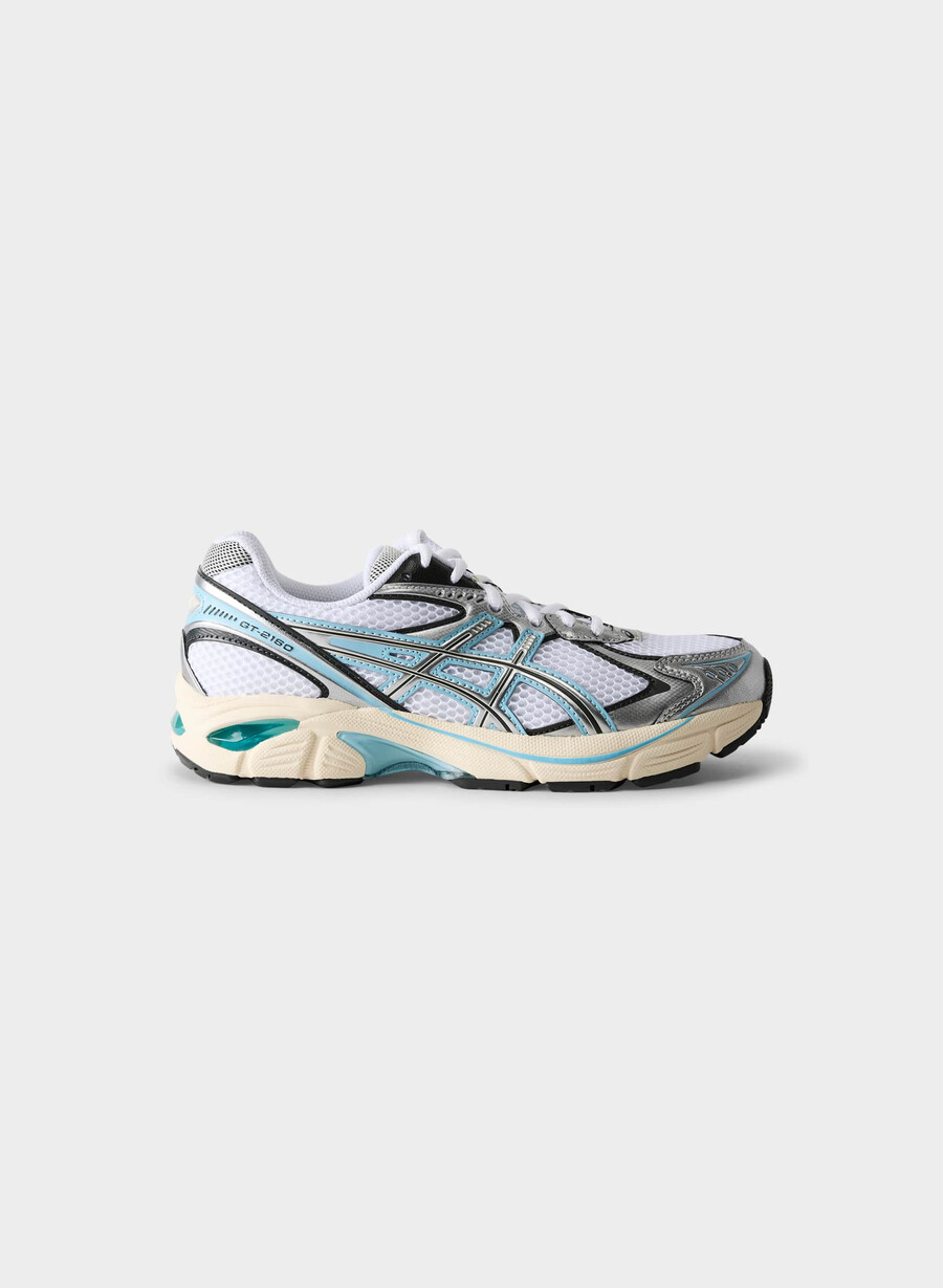 asics gt-2160 weiss blau reines silber