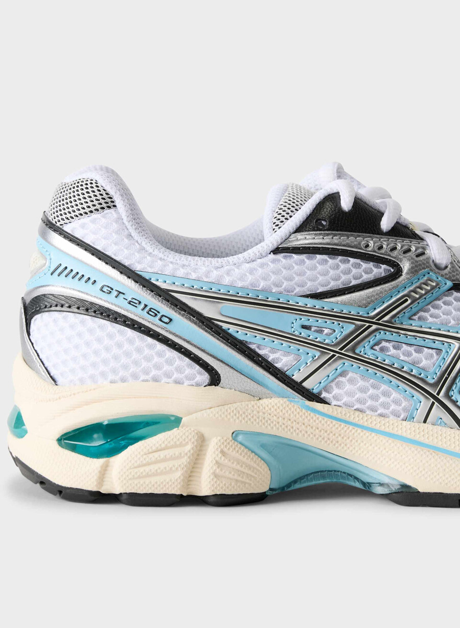 asics gt-2160 weiss blau reines silber