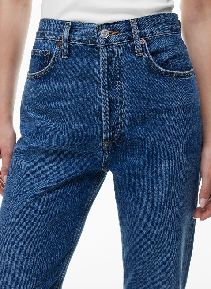 agolde 90er jahre pinch waist long jeans control
