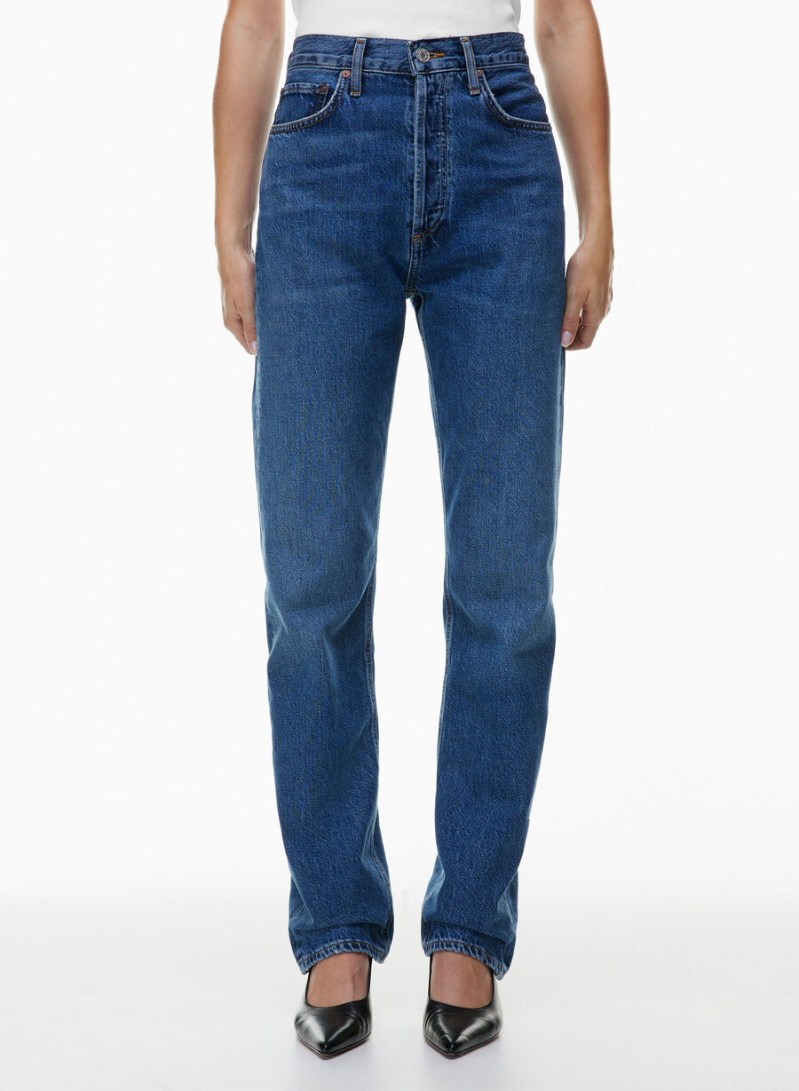 agolde 90er jahre pinch waist long jeans control