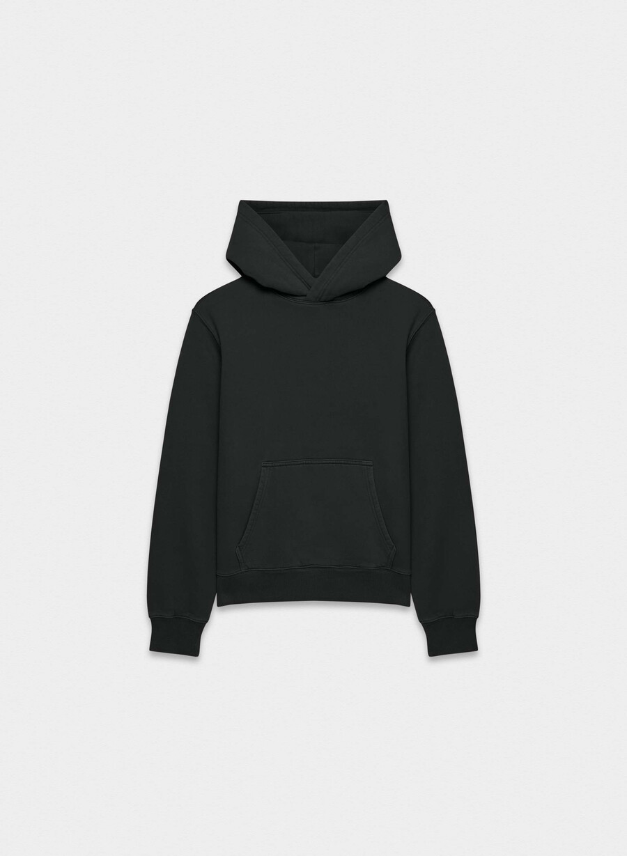 kuscheliger sweatfleece-hoodie schwarz