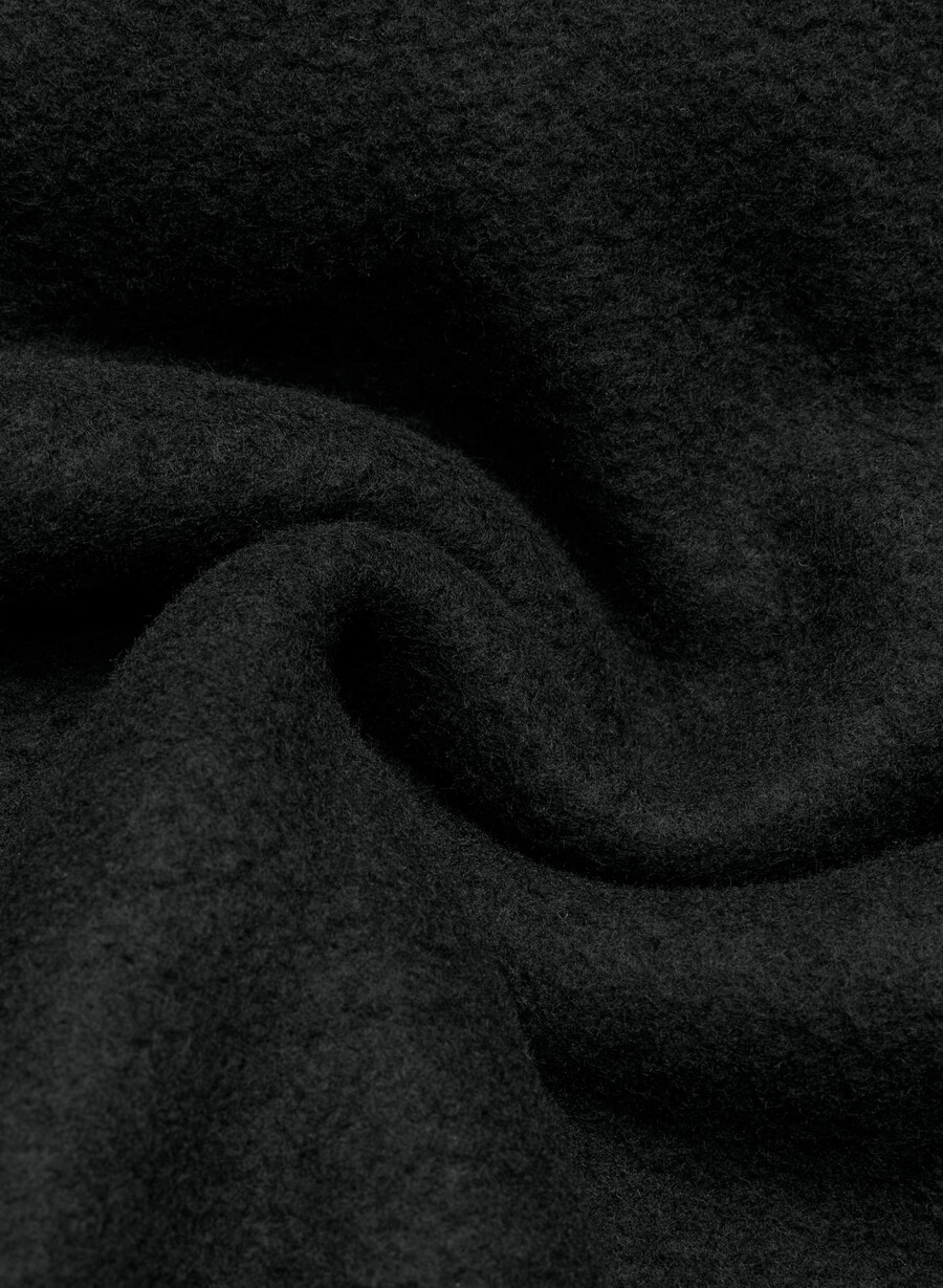 kuscheliger sweatfleece-hoodie schwarz