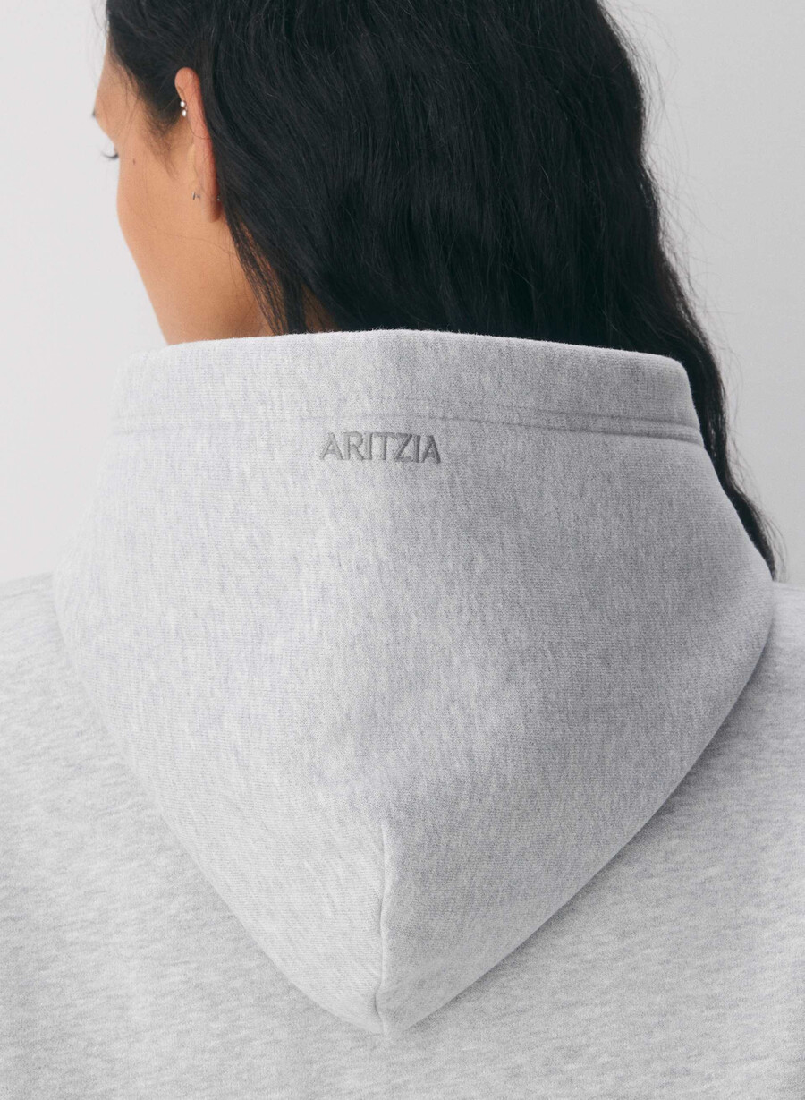 kuscheliger sweatfleece-hoodie perfekt heather chrome
