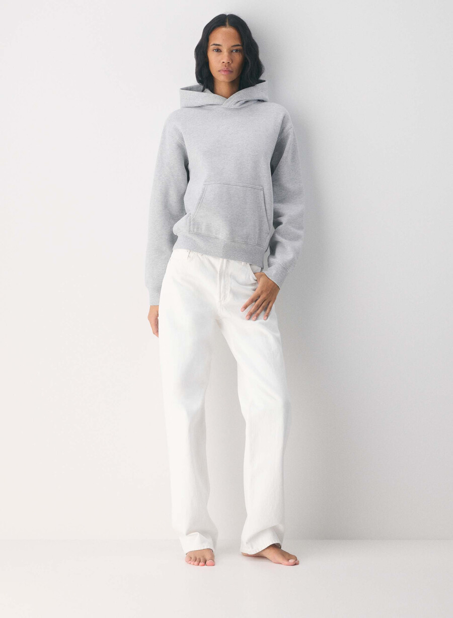 kuscheliger sweatfleece-hoodie perfekt heather chrome