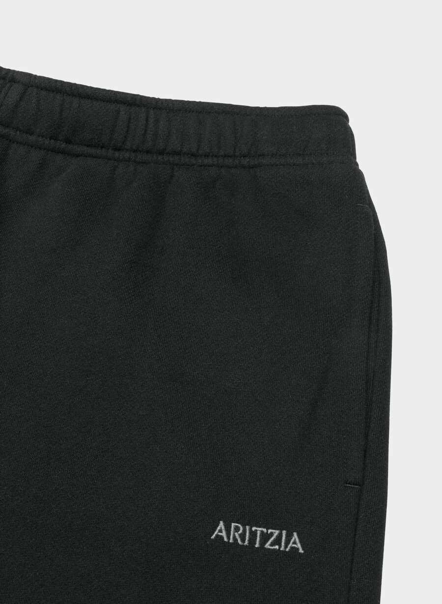 gemütliche mega cargo-sweatfleece-sweathose schwarz