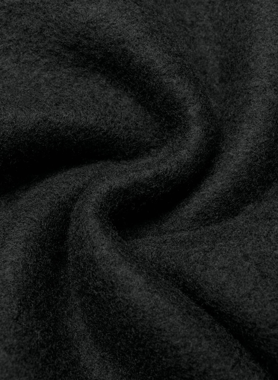 gemütliche mega cargo-sweatfleece-sweathose schwarz