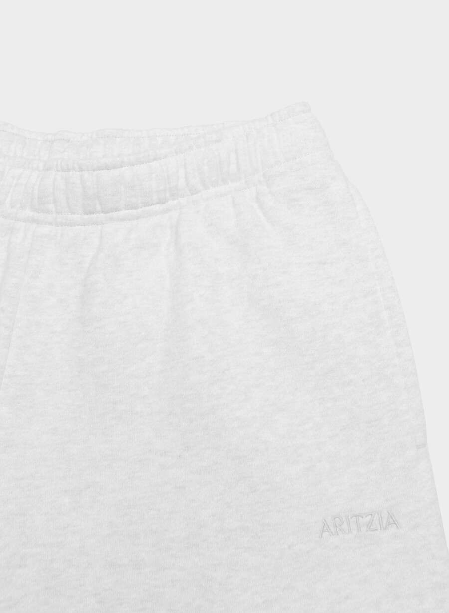 kuschelige mega cargo sweatfleece-sweatpant heather cloud white