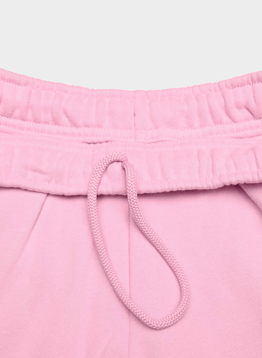 gemütliche mega cargo sweatfleece-sweatpants in morganitrosa