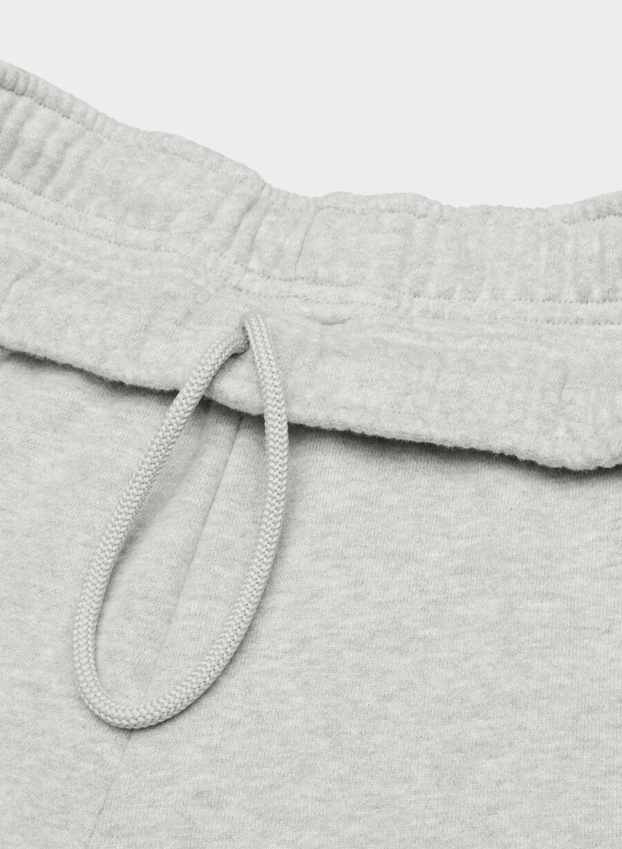 gemütliche mega cargo sweatfleece-sweatpant heather chrome