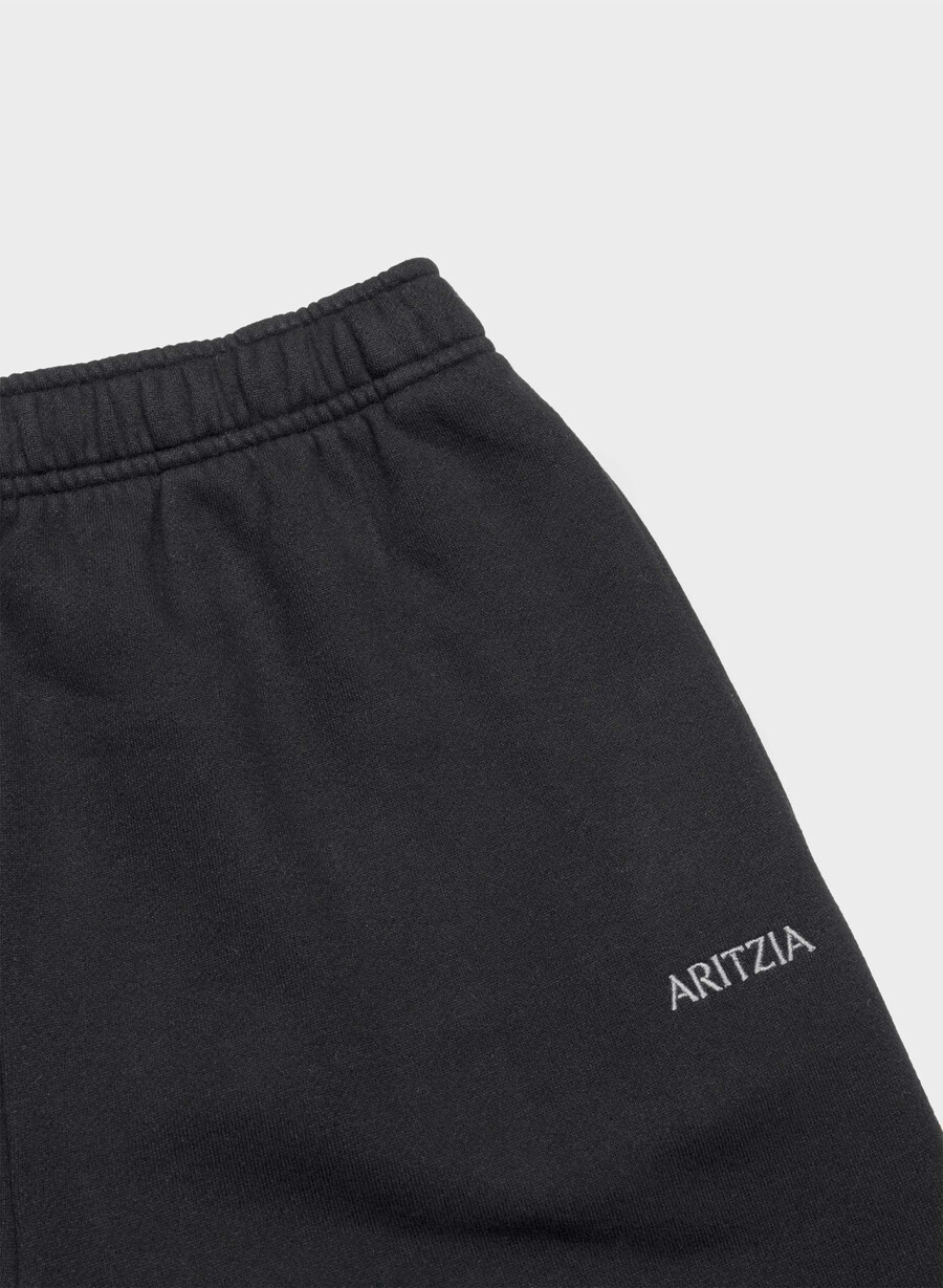 gemütliche mega-jogginghose aus sweatfleece schwarz