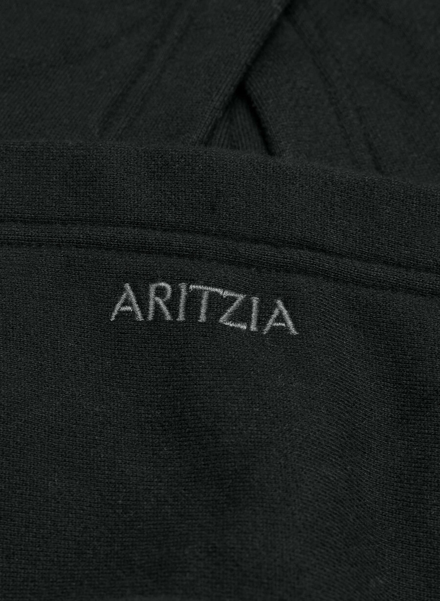 kuscheliger mega raglan hoodie aus sweatfleece schwarz
