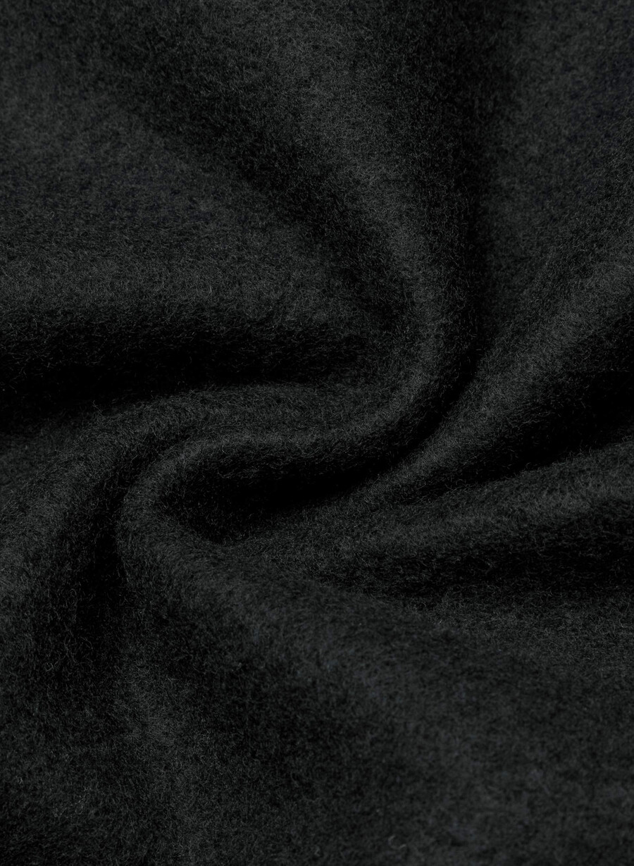 kuscheliger sweatfleece-hoodie mit perfektem reißverschluss schwarz