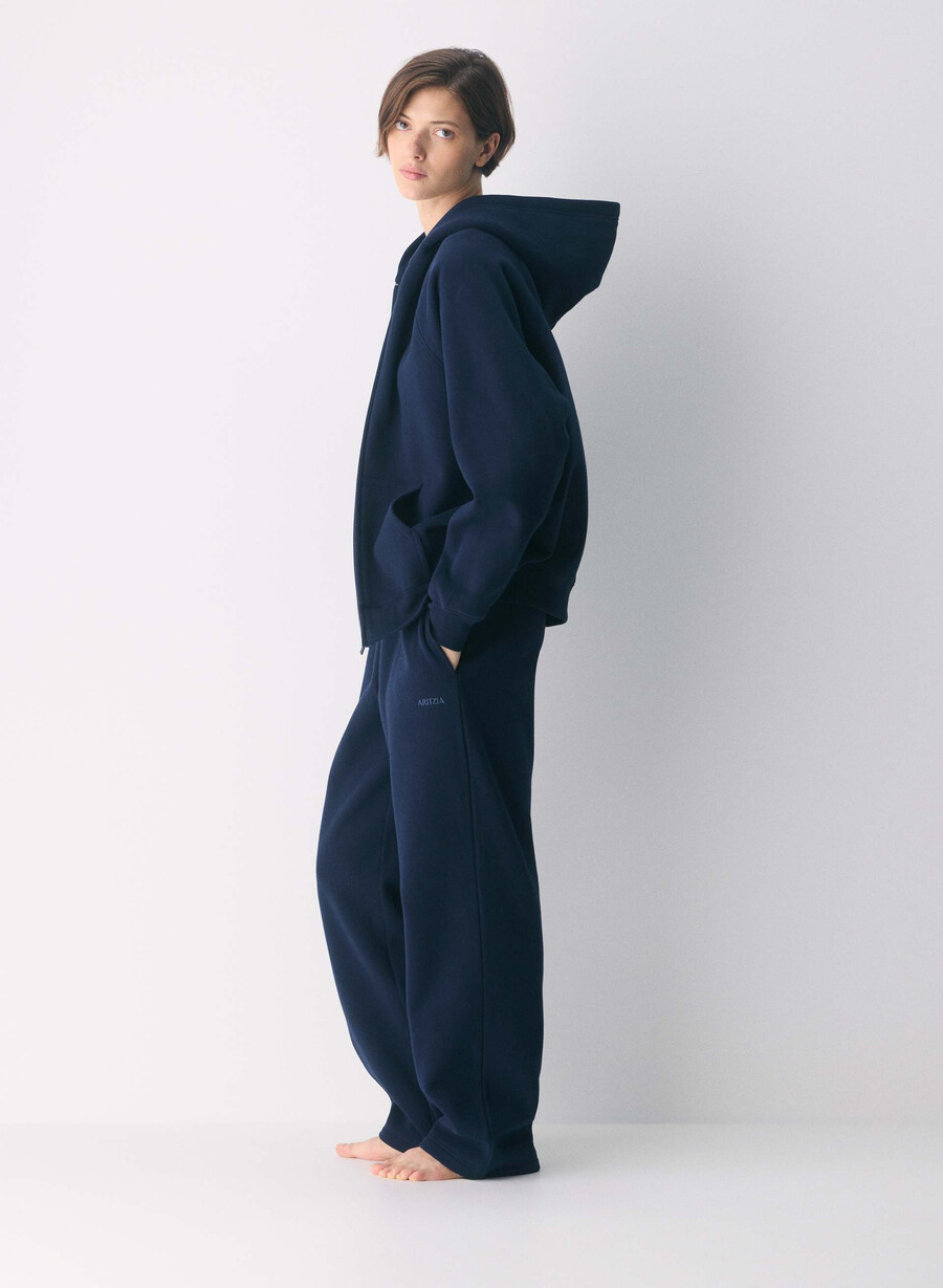 gemütliche mega straight sweatfleece-sweatpant admiral
