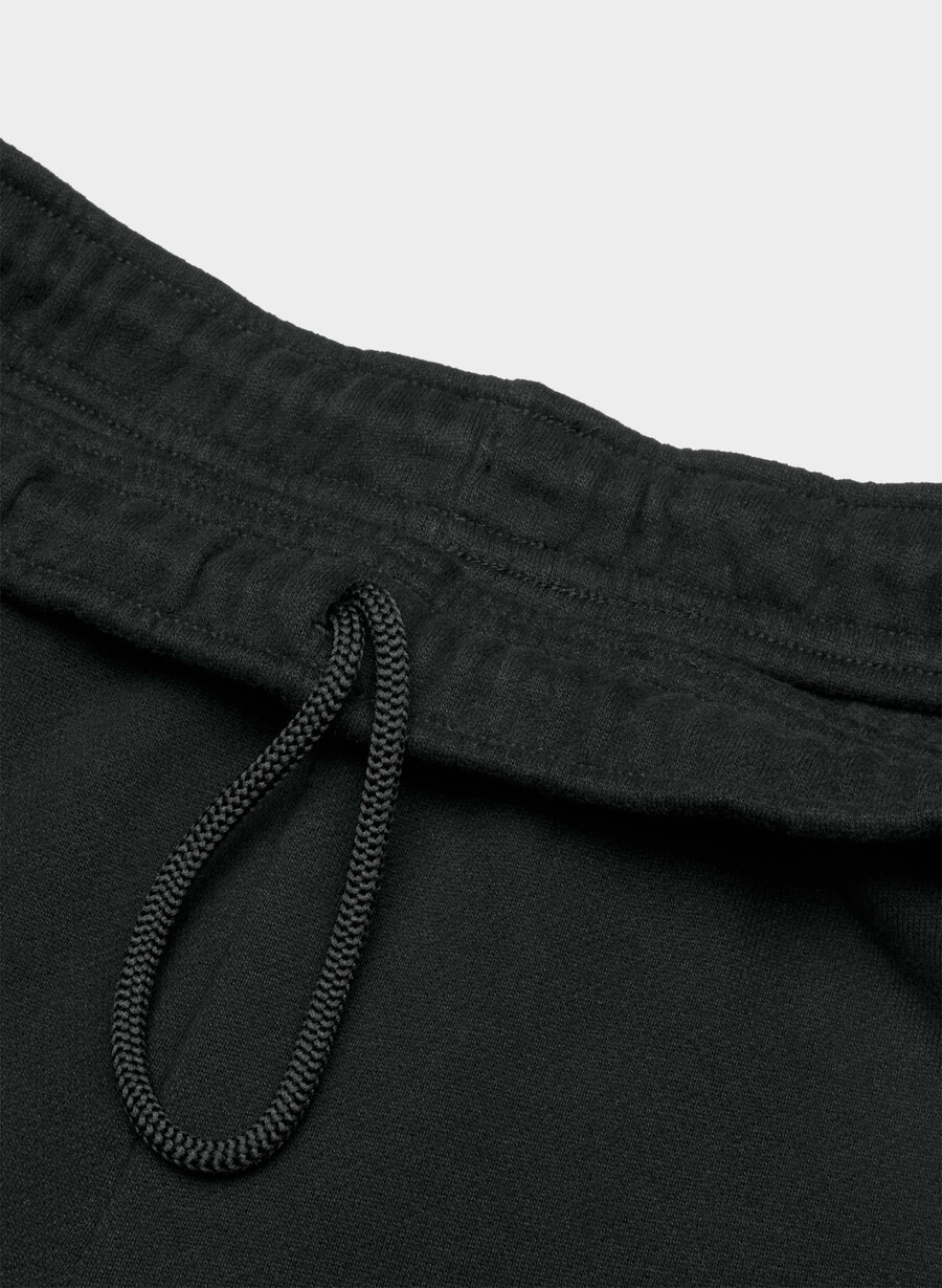 kuschelige sweatfleece mega straight jogginghose schwarz