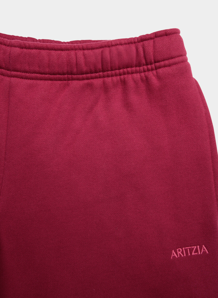 kuschelige sweatfleece mega straight jogginghose juicy rose