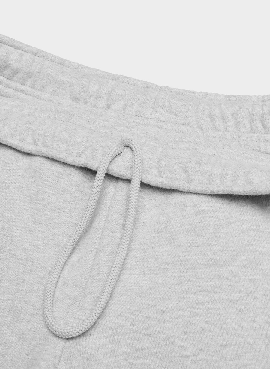 cozy sweatfleece mega straight sweatpant heather chrome