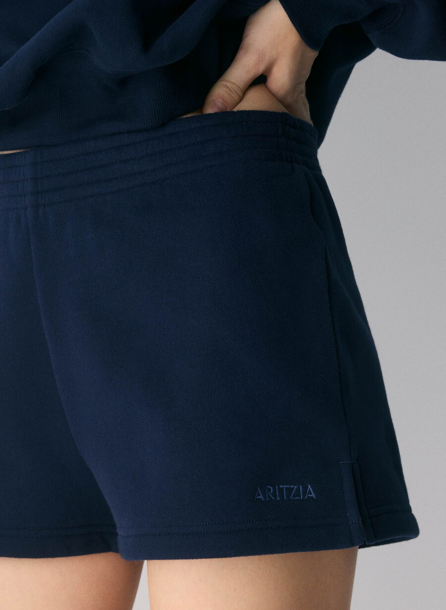 kuschelige sweatfleece-mikroshorts admiral