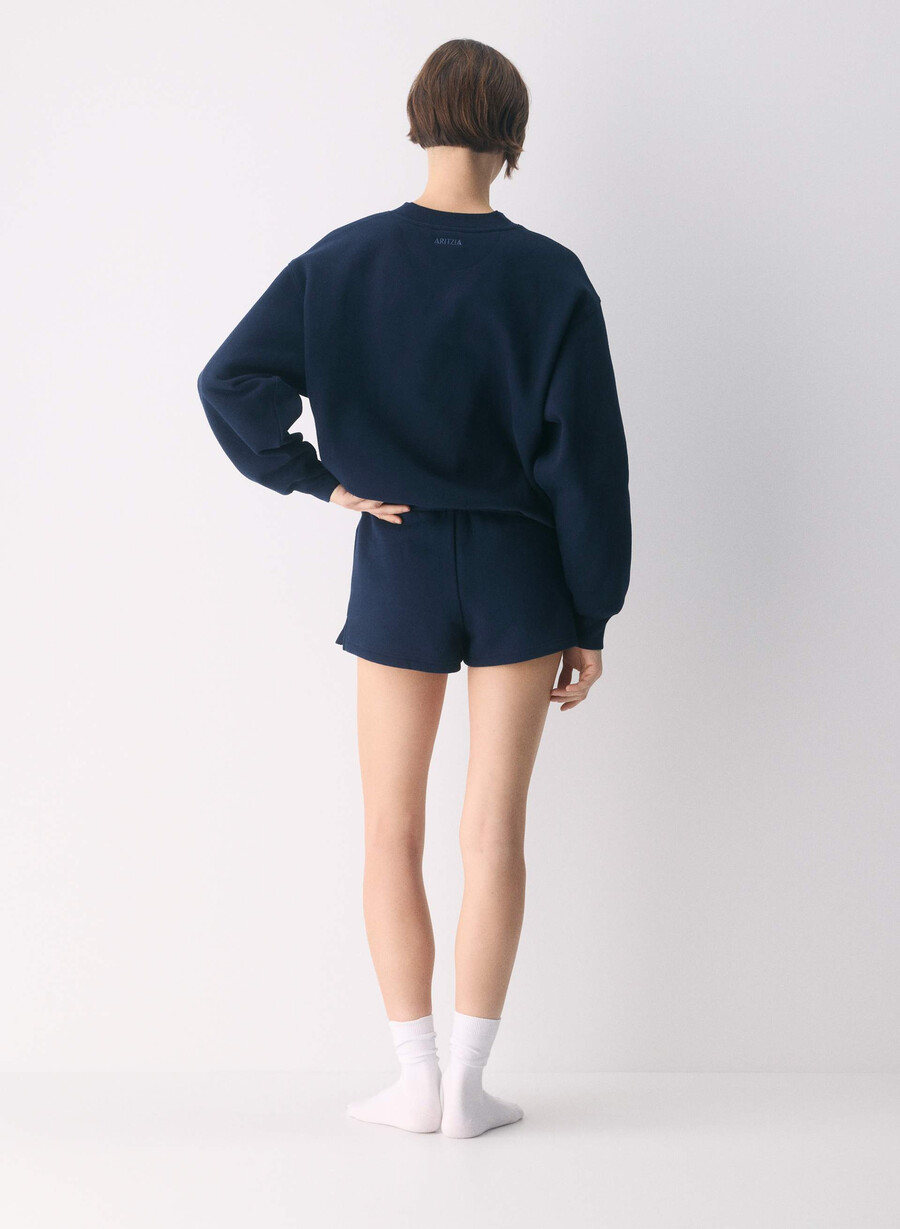 kuschelige sweatfleece-mikroshorts admiral