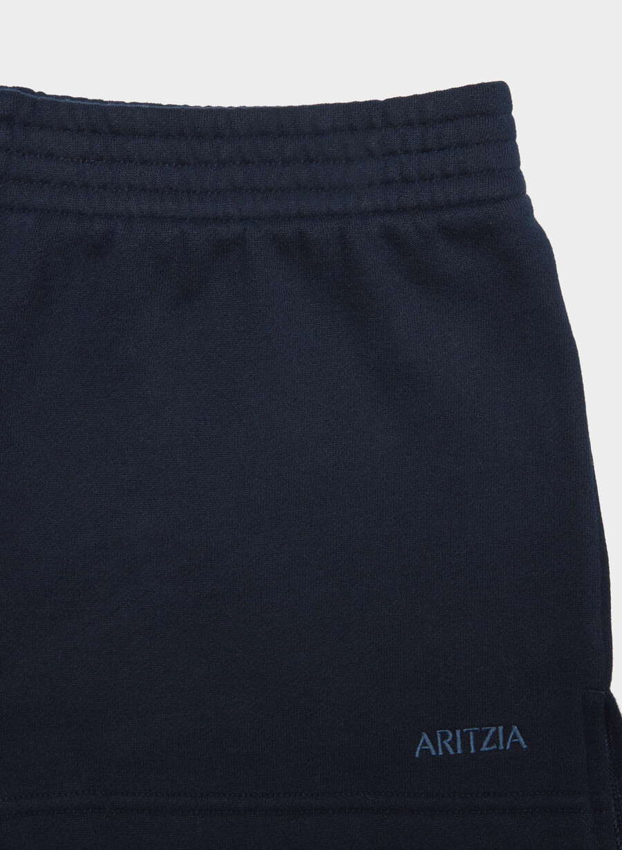kuschelige sweatfleece-mikroshorts admiral