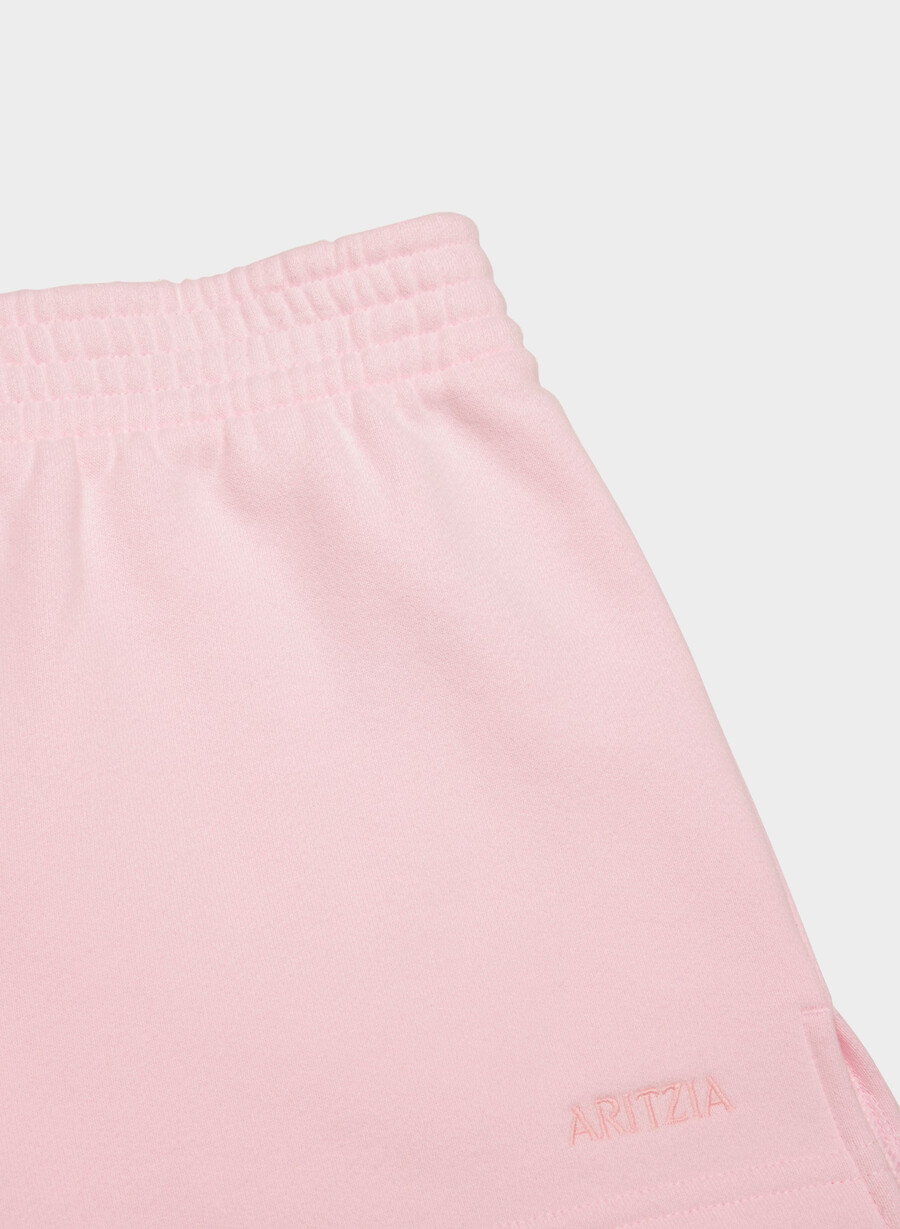 kuschelige sweatfleece-mikroshorts perfekt für villa pink