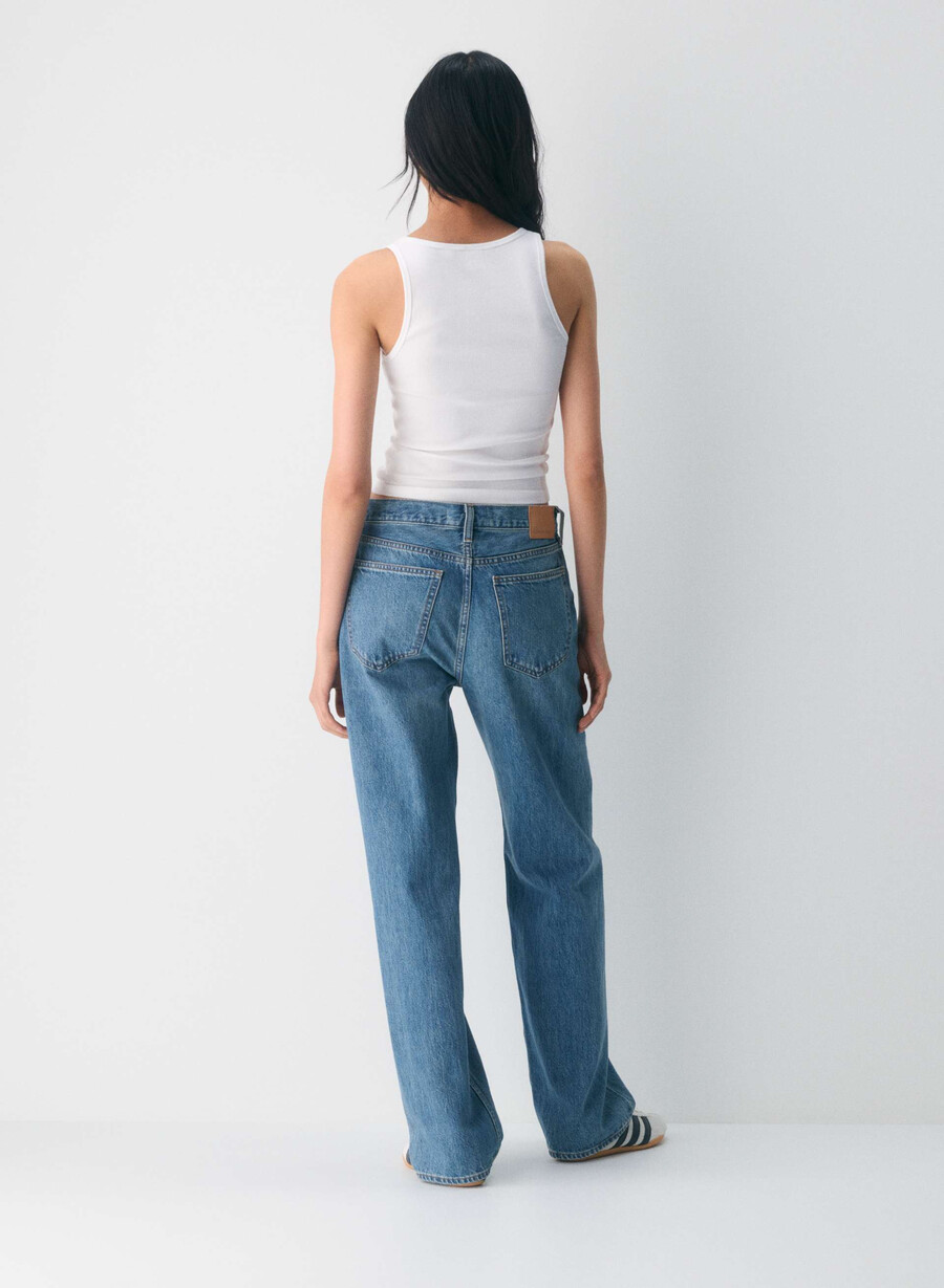 homestretch rippen-frequenz-tanktop weiss