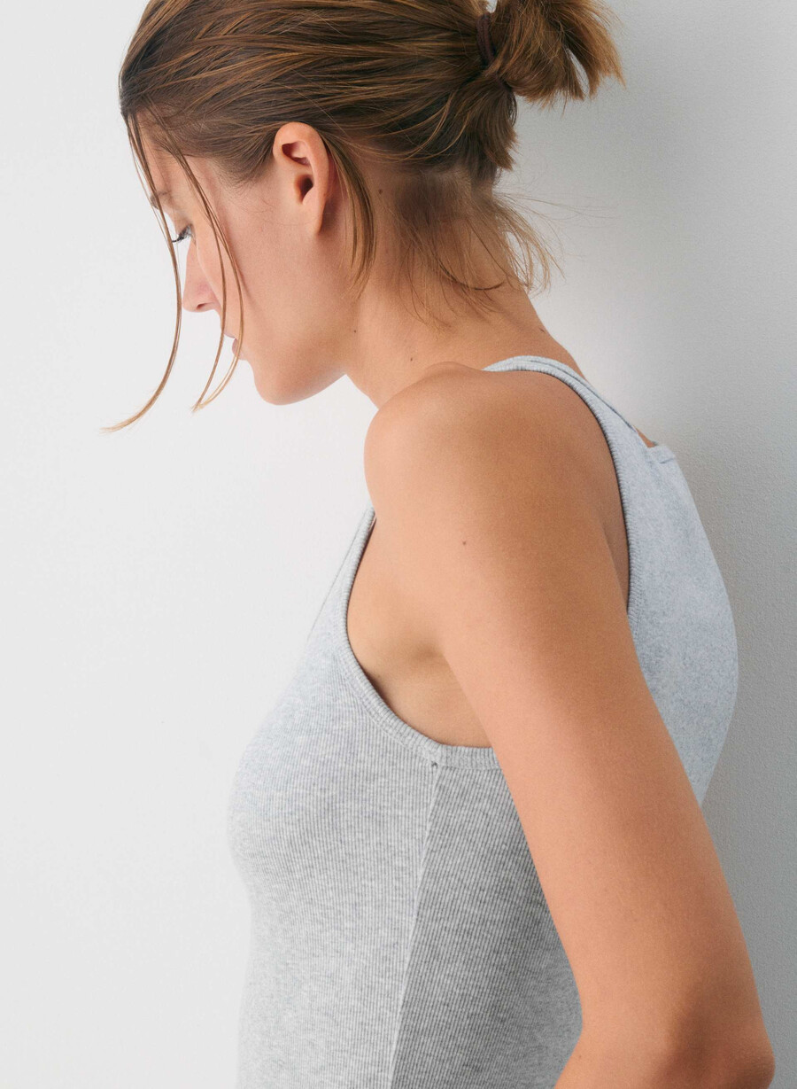 homestretch rippen-frequenztank heather chrome