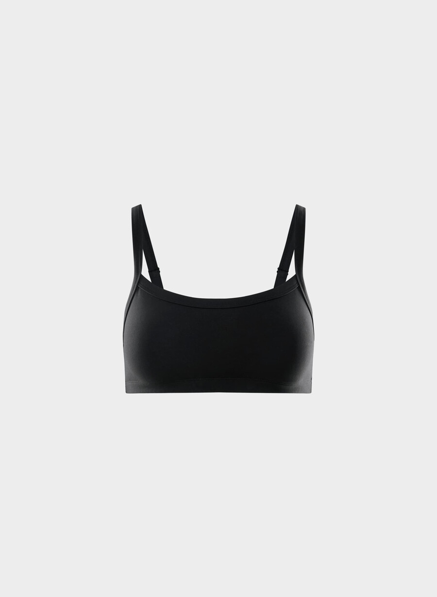 butter tumbler bra top schwarz