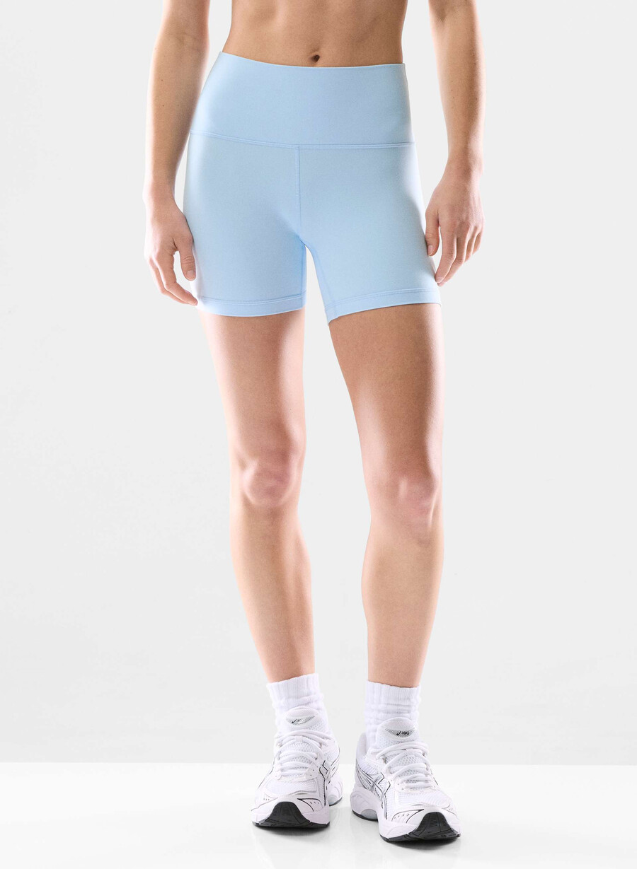 butter cheeky hi-rise 5 short villa blue