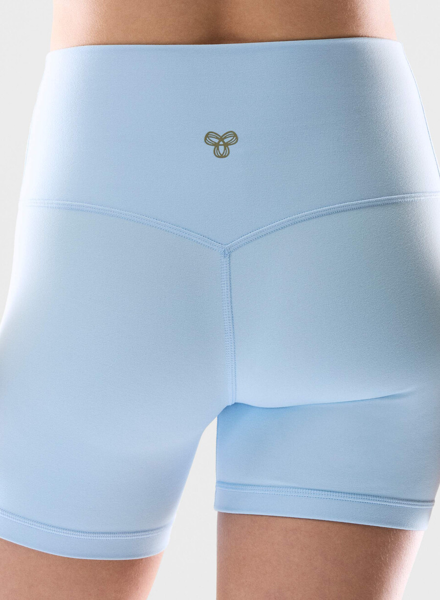 butter cheeky hi-rise 5 short villa blue